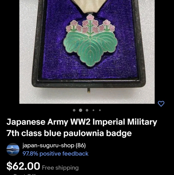 2 rare Japanese war medals - Picture 4 of 5